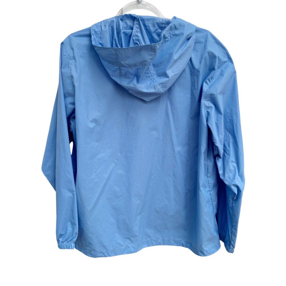 Womens Ll Bean Basic Hooded Outer Shell Windbreak… - image 5